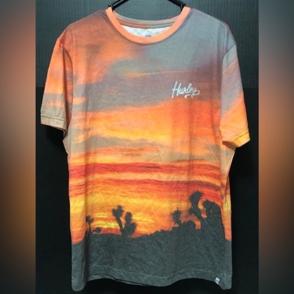 🪺Hurley Ultra Soft Joshua Tree Sublimated Sunset T-Shirt